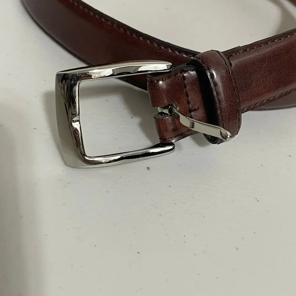 Van Heusen Men's Genuine Leather Brown Sz 34
